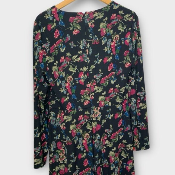 Lauren Ralph Lauren Floral Surplice Jersey Dress - Picture 10 of 13